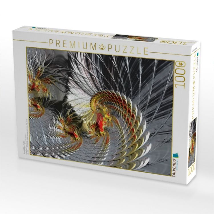 Produktbild: CALVENDO Puzzle Crystal Glass Fractal | 1000 Teile Lege-Gr&ouml;&szlig;e 64x48cm Foto-Puzzle f&uuml;r gl&uuml;ckliche Stunden