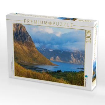 Produktbild: CALVENDO Puzzle Panorama auf der Lofoteninsel Vestv&aring;g&oslash;ya | 1000 Teile Lege-Gr&ouml;&szlig;e 64x48cm Foto-Puzzle f&uuml;r gl&uuml;ckliche Stunden