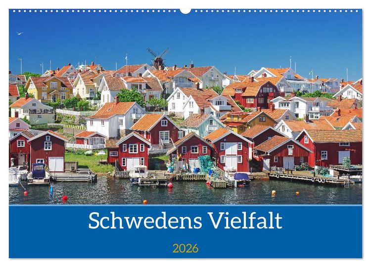 Produktbild: Schwedens Vielfalt (Wandkalender 2026 DIN A2 quer), CALVENDO Monatskalender