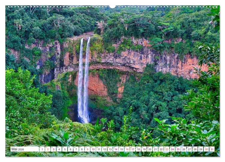 Produktbild: Mauritius - Sch&ouml;nheit im Indischen Ozean (hochwertiger Premium Wandkalender 2026 DIN A2 quer), Kunstdruck in Hochglanz