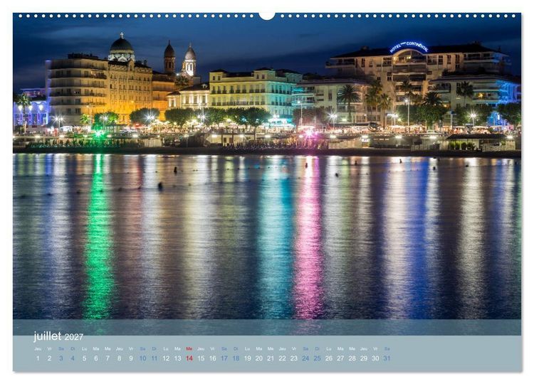 Produktbild: Littoral de la C&ocirc;te d'Azur (Calendrier mural haut de gamme 2027 DIN A2 vertical), CALVENDO calendrier mensuel