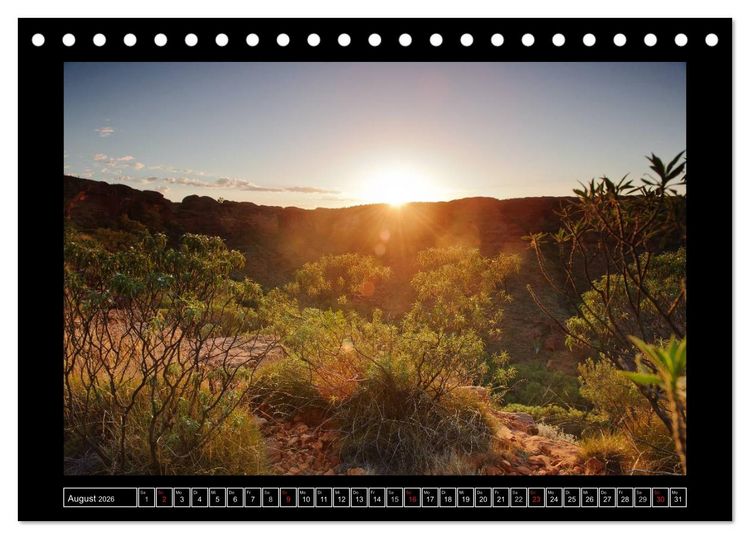 Produktbild: Landscape Australia (Tischkalender 2026 DIN A5 quer), CALVENDO Monatskalender