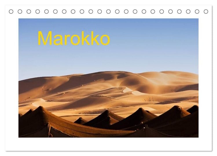 Produktbild: Marokko (Tischkalender 2026 DIN A5 quer), CALVENDO Monatskalender