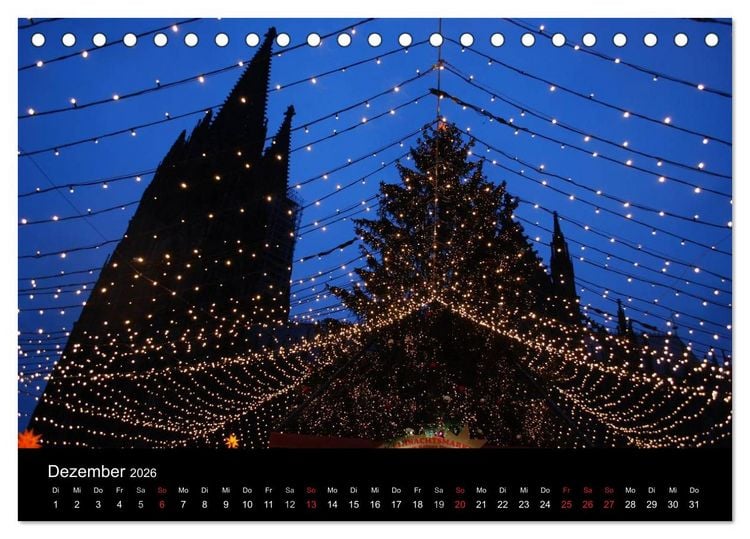 Produktbild: K&ouml;lner Spitzen (Tischkalender 2026 DIN A5 quer), CALVENDO Monatskalender