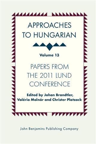 Produktbild: Approaches to Hungarian