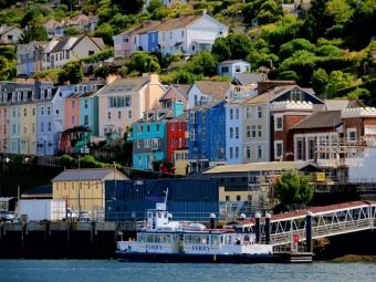 Produktbild: CALVENDO Puzzle Blick auf Dartmouth am Fluss Dart (Grafschaft Devon) | 1000 Teile Lege-Gr&ouml;&szlig;e 64x48cm Foto-Puzzle f&uuml;r gl&uuml;ckliche Stunden