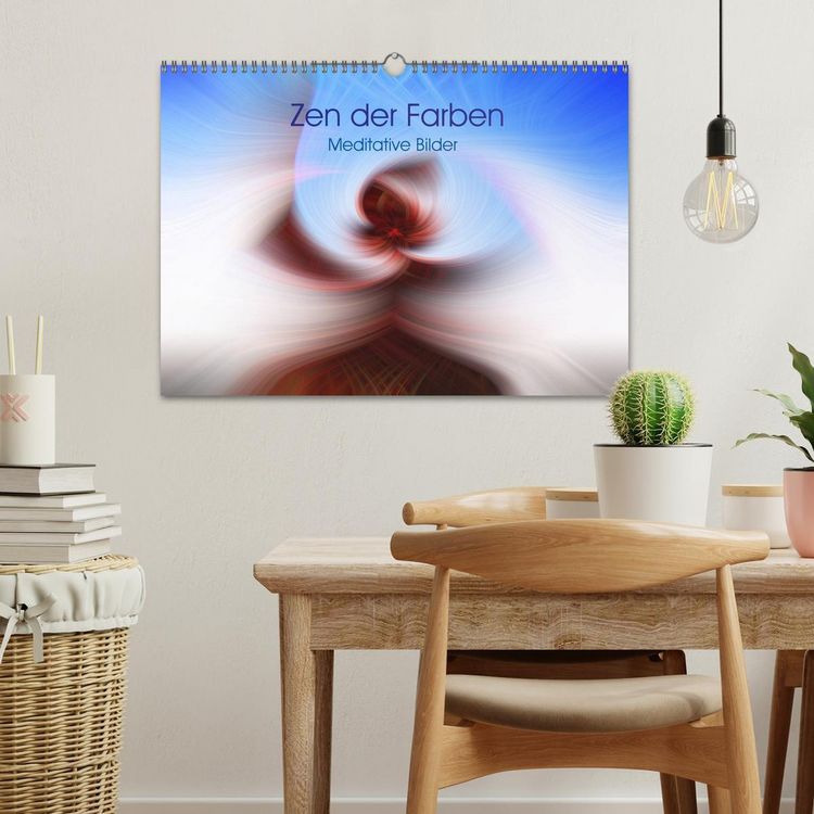 Produktbild: Zen der Farben - Meditative Bilder (Wandkalender 2026 DIN A3 quer), CALVENDO Monatskalender