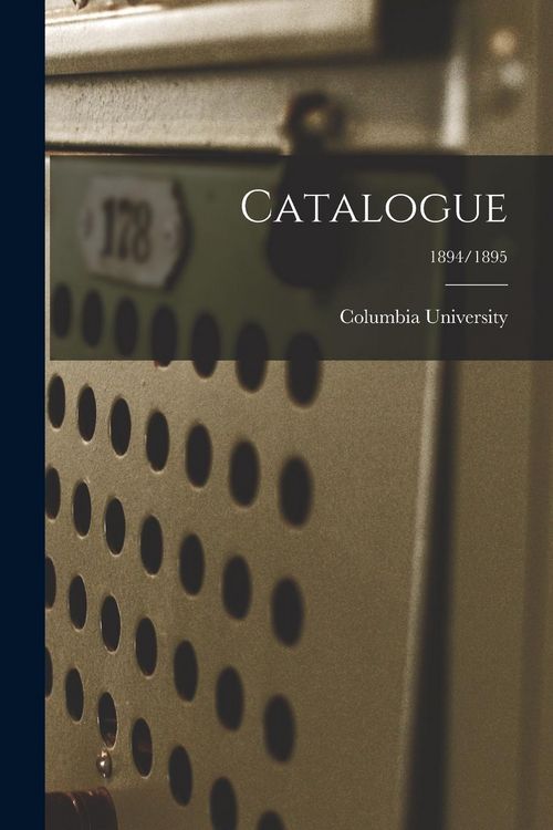 Produktbild: Catalogue; 1894/1895