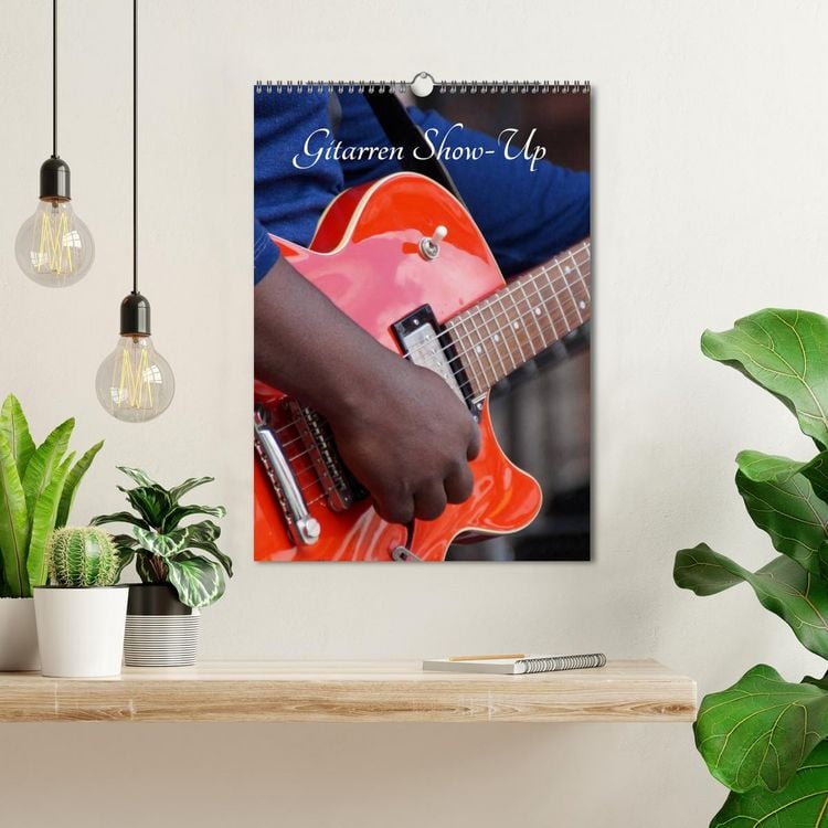 Produktbild: Gitarren Show-Up (Wandkalender 2026 DIN A3 hoch), CALVENDO Monatskalender