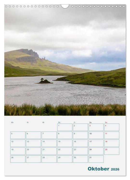 Produktbild: Isle of Skye - Raues Inselparadies (Wandkalender 2026 DIN A3 hoch), CALVENDO Monatskalender