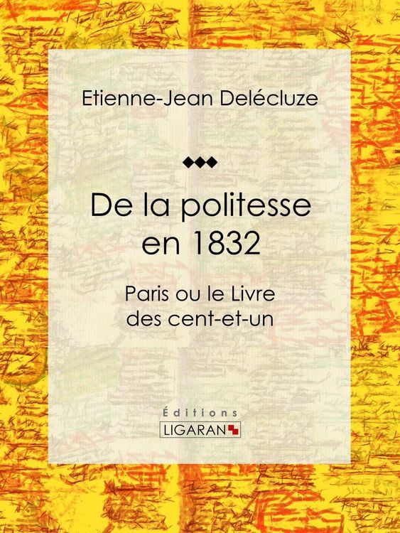 Produktbild: De la politesse en 1832