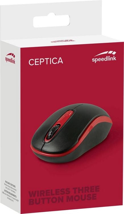 Produktbild: SPEEDLINK CEPTICA Mouse - Wireless, black-red
