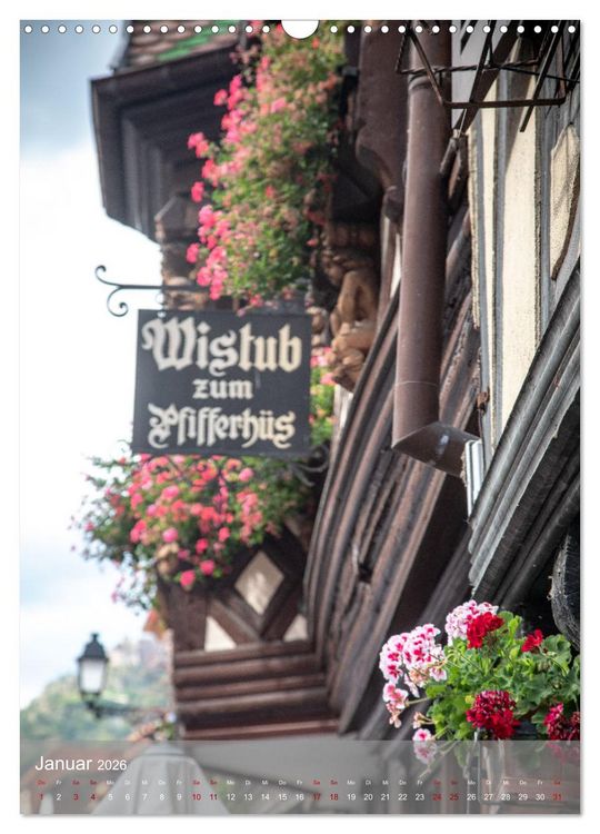 Produktbild: Ribeauville (Wandkalender 2026 DIN A3 hoch), CALVENDO Monatskalender