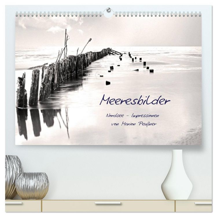 Produktbild: Meeresbilder - Nordsee-Impressionen (hochwertiger Premium Wandkalender 2026 DIN A2 quer), Kunstdruck in Hochglanz