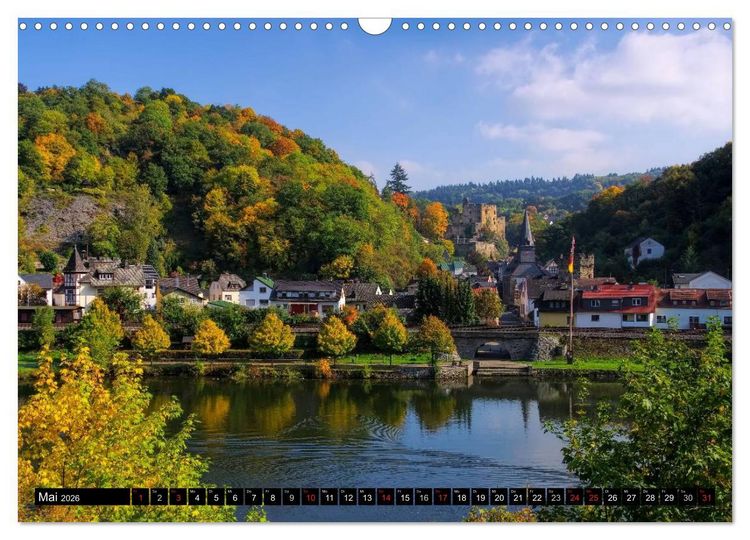 Produktbild: Die Lahn - Zauberhafte Orte rund um Limburg (Wandkalender 2026 DIN A3 quer), CALVENDO Monatskalender
