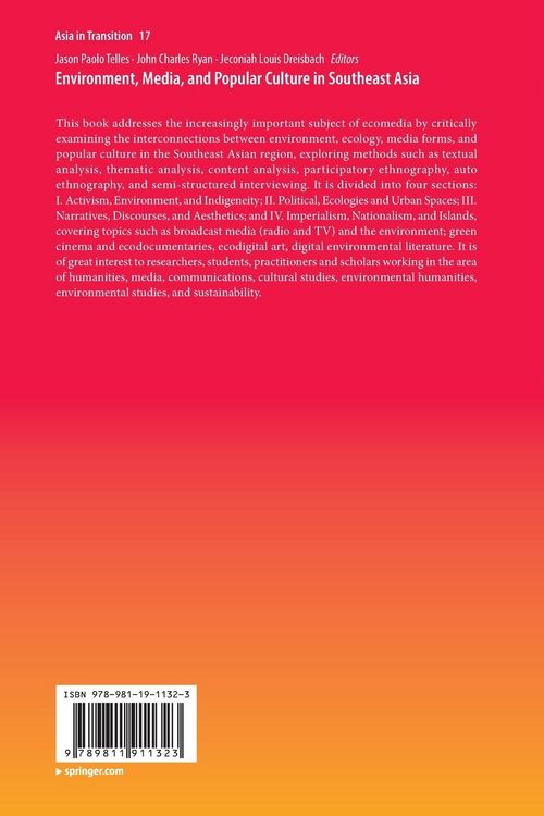Produktbild: Environment, Media, and Popular Culture in Southeast Asia