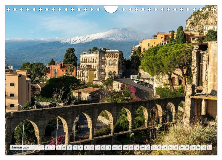 Produktbild: Sizilien - Taormina (Wandkalender 2026 DIN A4 quer), CALVENDO Monatskalender