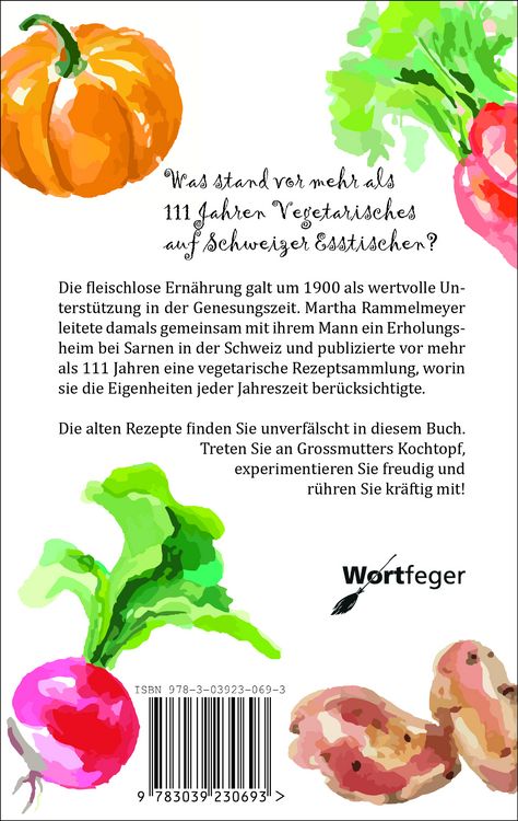 Produktbild: 111-j&auml;hrige vegetarische Rezepte aus der Schweiz