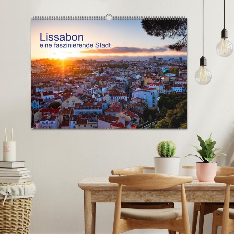 Produktbild: Lissabon eine faszinierende Stadt (Wandkalender 2026 DIN A2 quer), CALVENDO Monatskalender