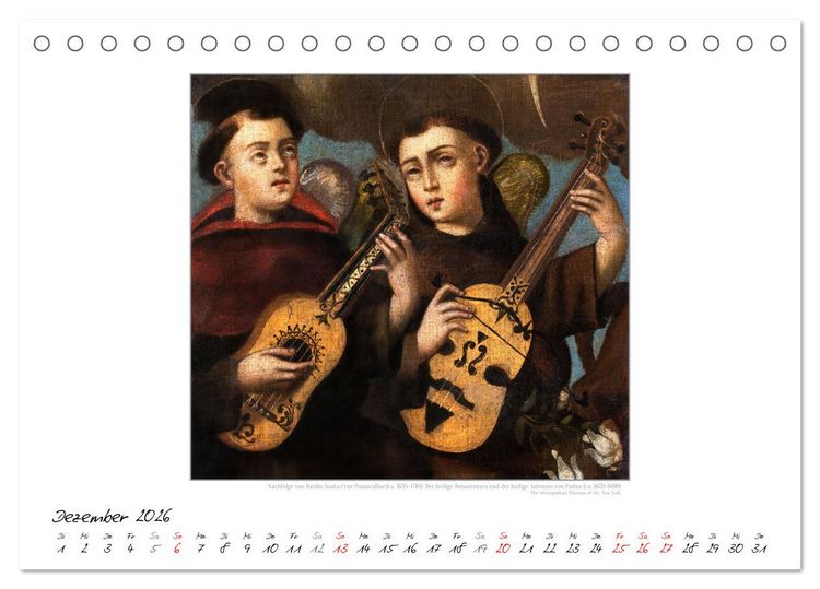 Produktbild: KlangFarben - Musik im Bild Kunstkalender (Tischkalender 2026 DIN A5 quer), CALVENDO Monatskalender