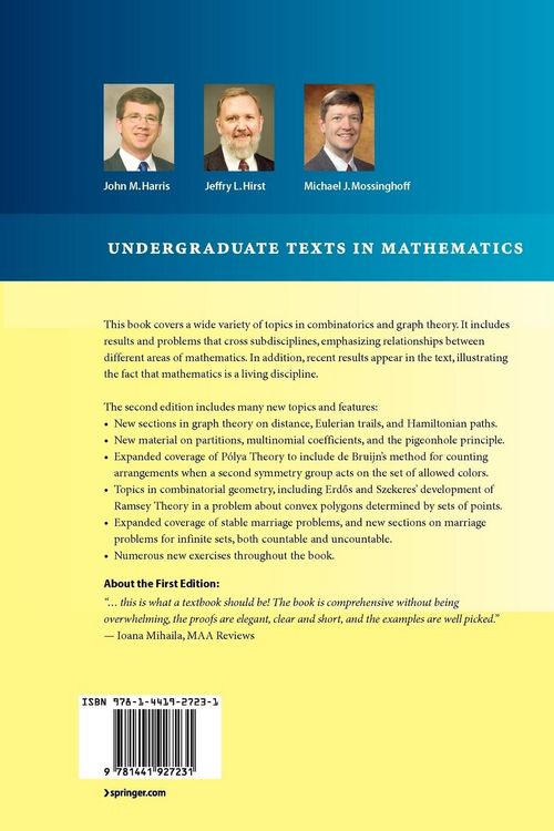 Produktbild: Combinatorics and Graph Theory