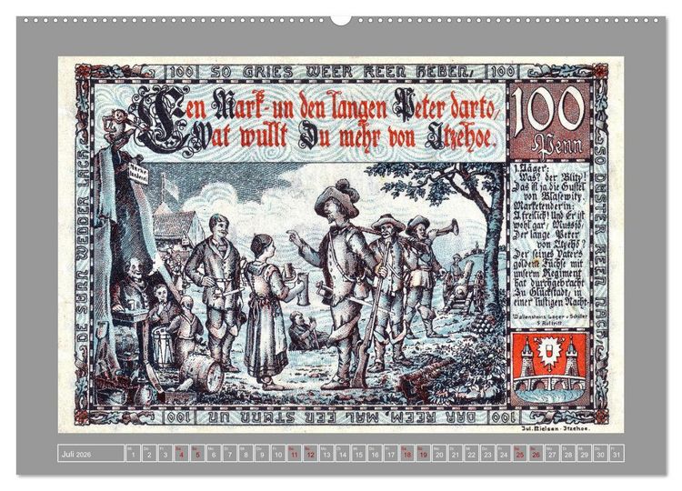 Produktbild: Gru&szlig; aus Itzehoe (hochwertiger Premium Wandkalender 2026 DIN A2 quer), Kunstdruck in Hochglanz