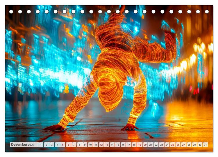 Produktbild: BREAKING Cooler Tanz und krasse Moves (Tischkalender 2026 DIN A5 quer), CALVENDO Monatskalender