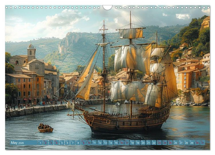 Produktbild: Sailing Through Seasons (Wall Calendar 2026 DIN A3 landscape), CALVENDO 12 Month Wall Calendar