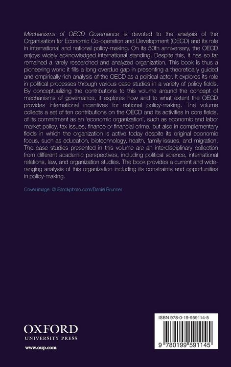 Produktbild: Mechanisms of OECD Governance