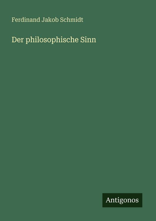 Produktbild: Der philosophische Sinn