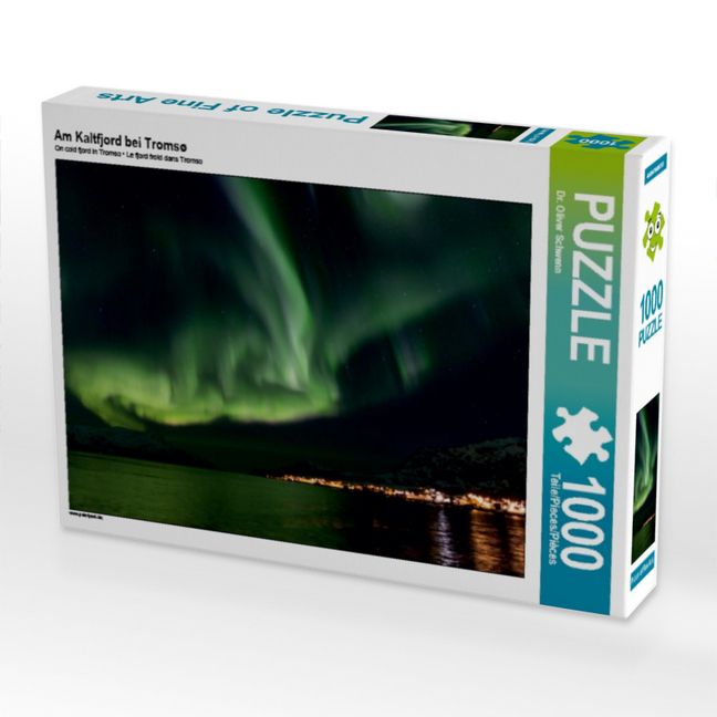 Produktbild: CALVENDO Puzzle Am Kaltfjord bei Troms&oslash; 1000 Teile Puzzle quer | 1000 Teile Lege-Gr&ouml;&szlig;e 64 &times; 48 cm Foto-Puzzle f&uuml;r gl&uuml;ckliche Stunden