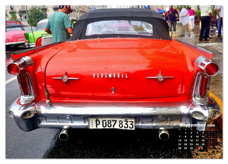 Produktbild: Der rote Star . Oldsmobile Starfire 98 (hochwertiger Premium Wandkalender 2026 DIN A2 quer), Kunstdruck in Hochglanz