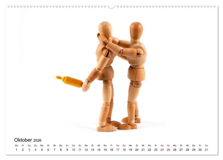 Produktbild: Und immer wieder mit Liebe (Wandkalender 2026 DIN A2 quer), CALVENDO Monatskalender