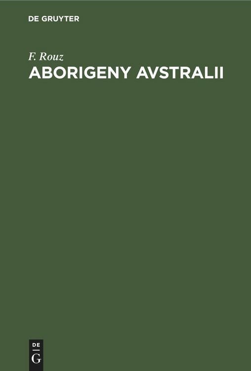 Produktbild: Aborigeny Avstralii
