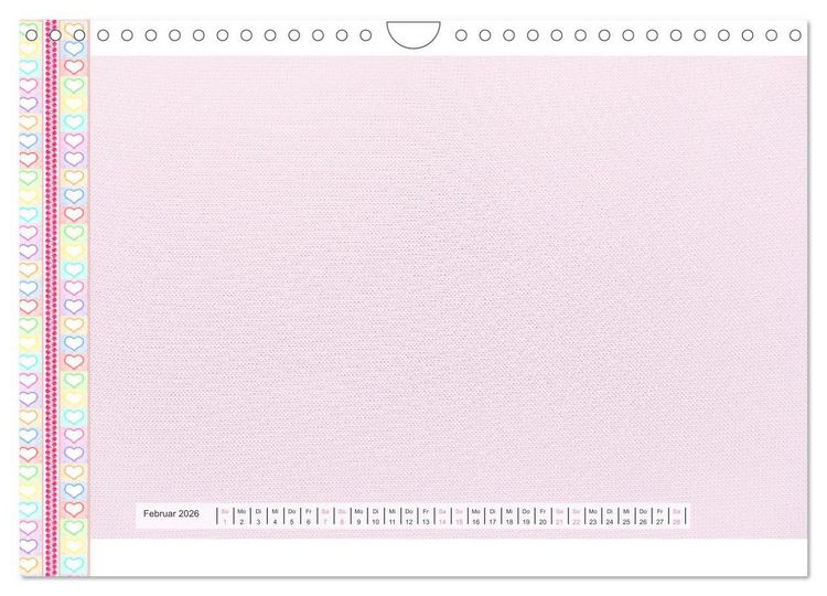 Produktbild: Bastelkalender Nostalgie-Rahmen 2026 (Wandkalender 2026 DIN A4 quer), CALVENDO Monatskalender