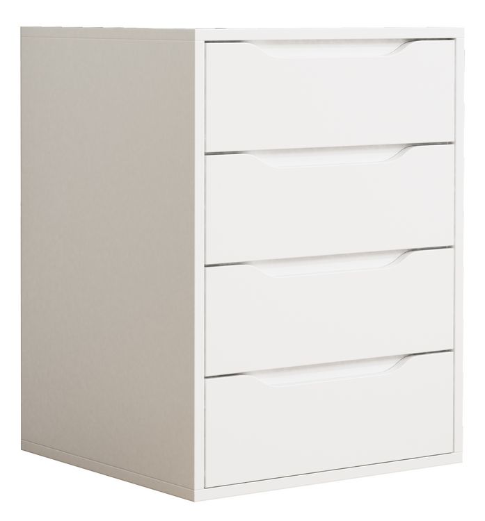 Produktbild: Holz Nachtschrank Nachttisch Schublade Malira L