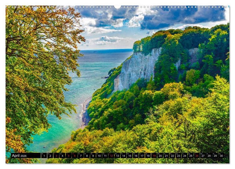 Produktbild: OSTSEE PERLE R&Uuml;GEN Michael Jaster (hochwertiger Premium Wandkalender 2026 DIN A2 quer), Kunstdruck in Hochglanz