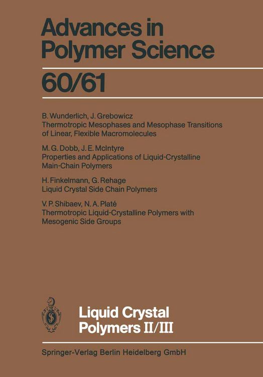 Produktbild: Liquid Crystal Polymers II/III