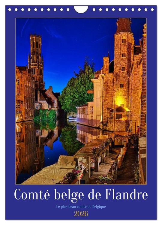 Produktbild: Comt&eacute; belge de Flandre (Calendrier mural 2026 DIN A4 horizontal), CALVENDO calendrier mensuel