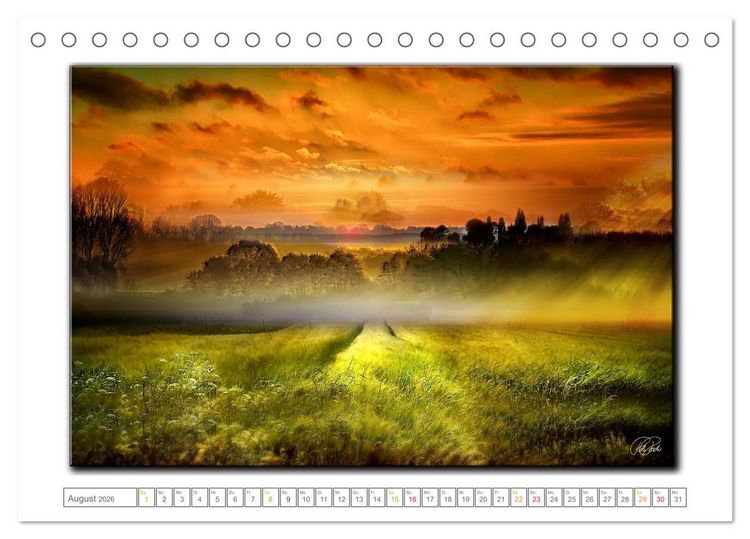 Produktbild: Zwischen den Zeiten - Zeiten der Ruhe und Entspannung (Tischkalender 2026 DIN A5 quer), CALVENDO Monatskalender