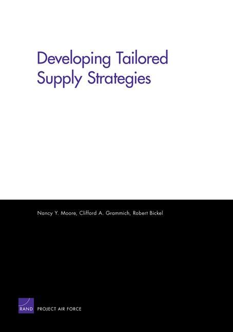 Produktbild: Developing Tailored Supply Strategies