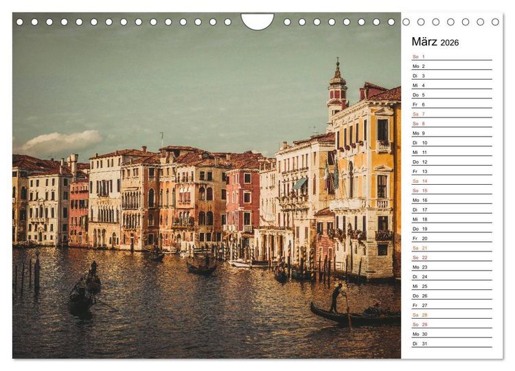 Produktbild: Traumstadt Venedig (Wandkalender 2026 DIN A4 quer), CALVENDO Monatskalender