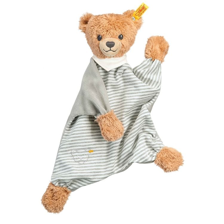 Produktbild: Steiff - Schmuset&uuml;cher - Schlaf-gut-B&auml;r Schmusetuch, grau, 30cm