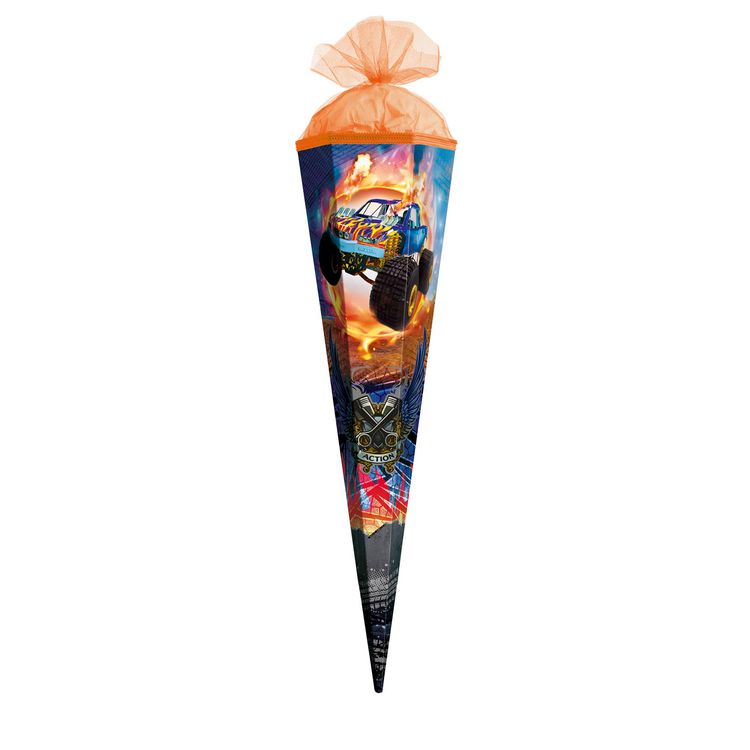 Produktbild: Motivschult&uuml;te 50cm, Monstertruck Fire