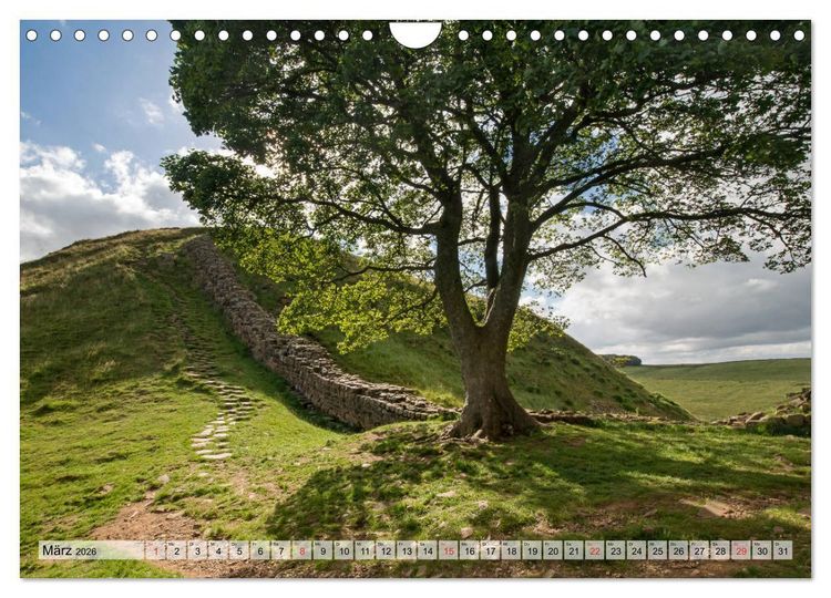 Produktbild: NORTHUMBERLAND 2026 (Wandkalender 2026 DIN A4 quer), CALVENDO Monatskalender