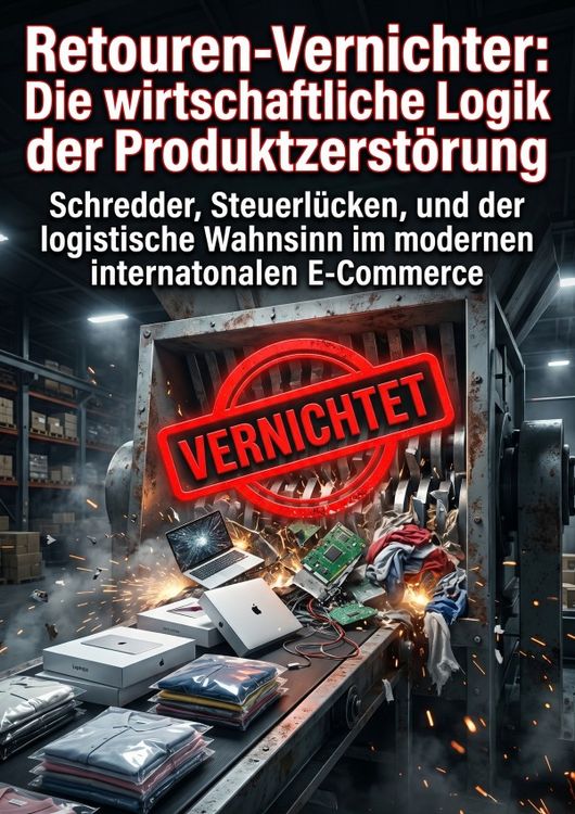 Produktbild: Retouren-Vernichter: Die wirtschaftliche Logik der Produktzerst&ouml;rung