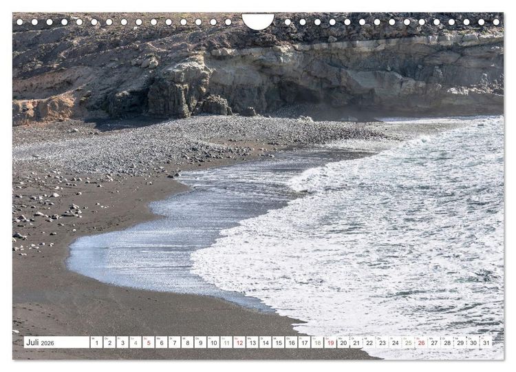 Produktbild: Fuerteventura - W&uuml;stenzauber und Meeresrauschen (Wandkalender 2026 DIN A4 quer), CALVENDO Monatskalender