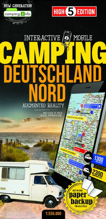 Produktbild: Campingkarte Deutschland Nord