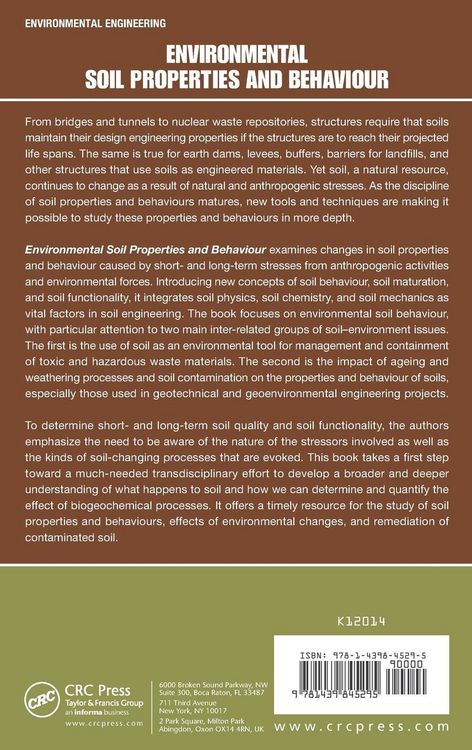 Produktbild: Environmental Soil Properties and Behaviour