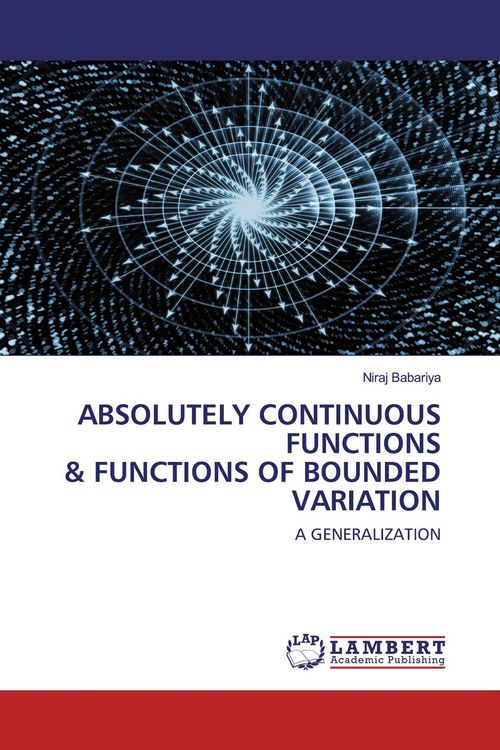 Produktbild: ABSOLUTELY CONTINUOUS FUNCTIONS & FUNCTIONS OF BOUNDED VARIATION
